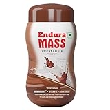 Endura Mass Weight Gainer Powder 500 G Chocolate Flavour|Unique Blend Of 3 Sources Of Protein,Carbs,Vitamins & Essential Minerals|For Children Above 10 Years,Men,Women & Athletes,1 Count,16 Servings
