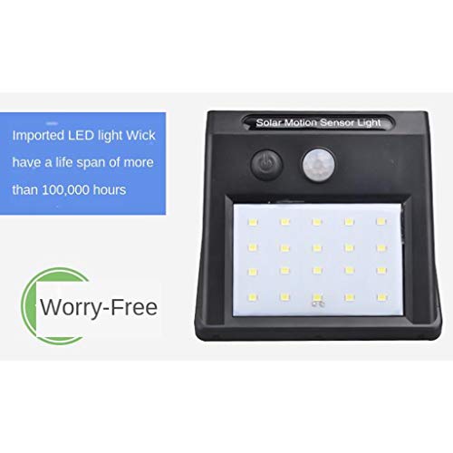 Sensor De Movimento PIR De Luz Solar Brilhante Para Decoração De Cerca De Jardim Doméstico