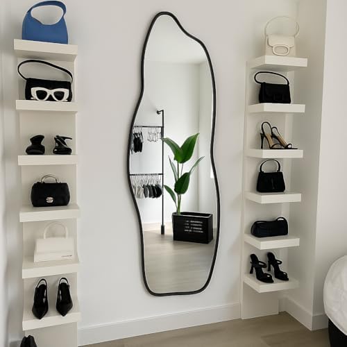 Espelho Corpo Inteiro Grande Modelo Fogo Retrô Orgânico 110x50cm ...