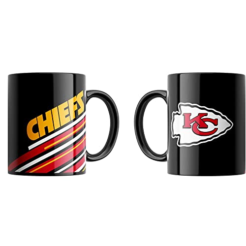 Great Branding Kansas City Chiefs NFL Classic Mug (330 ml) Stripes Tasse - Stk