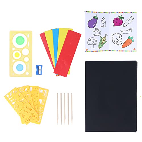 Changor Scratch Paper Art Set for Kids, Creative DIY Graffiti