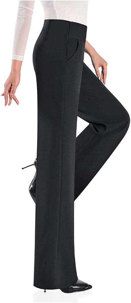 Women's High Waist Wide Leg Pants Summer Thin Loose Fit Dance Trousers for Casual Everyday Wear