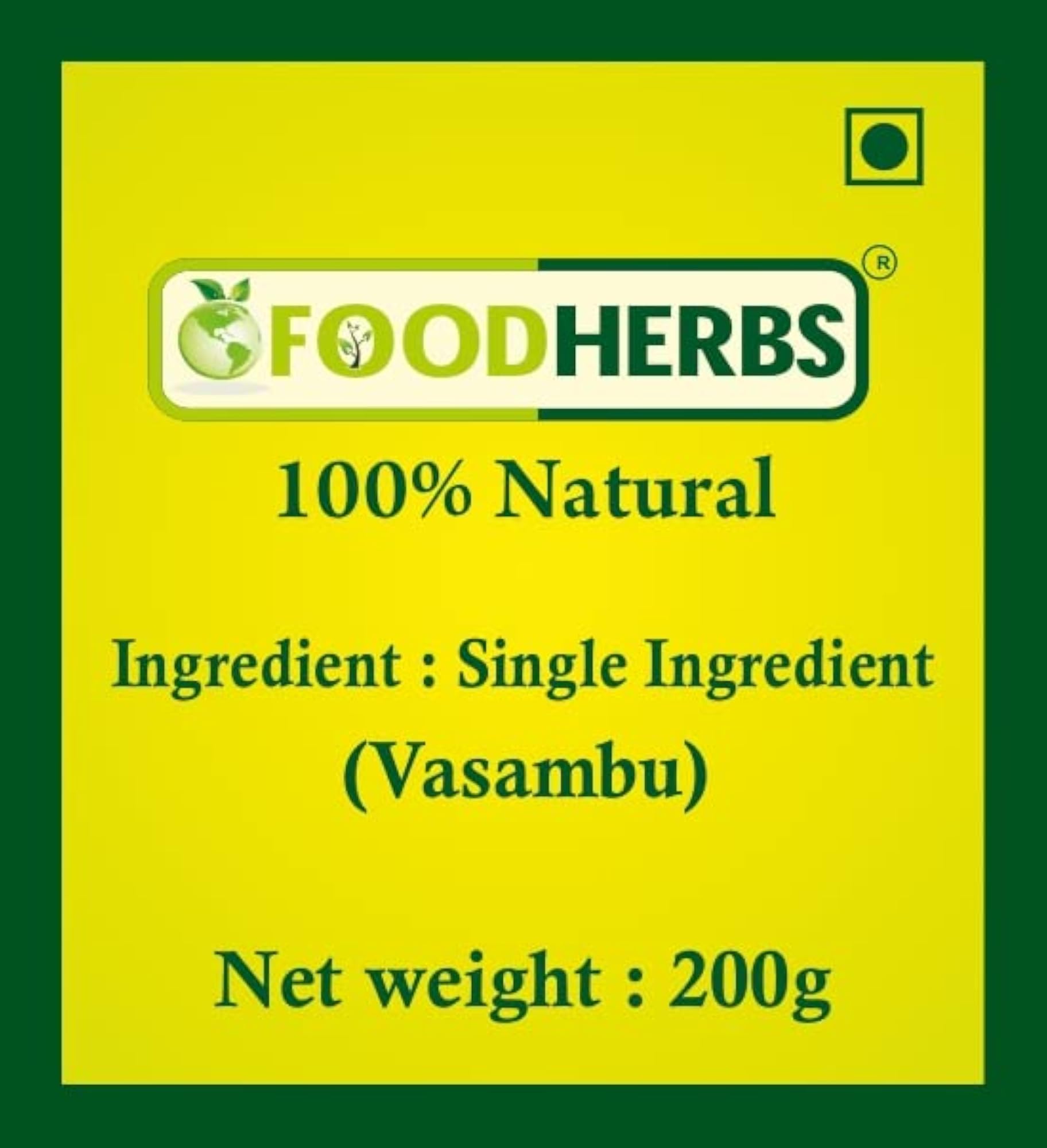 Foodherbs Vasambu Powder, 200g