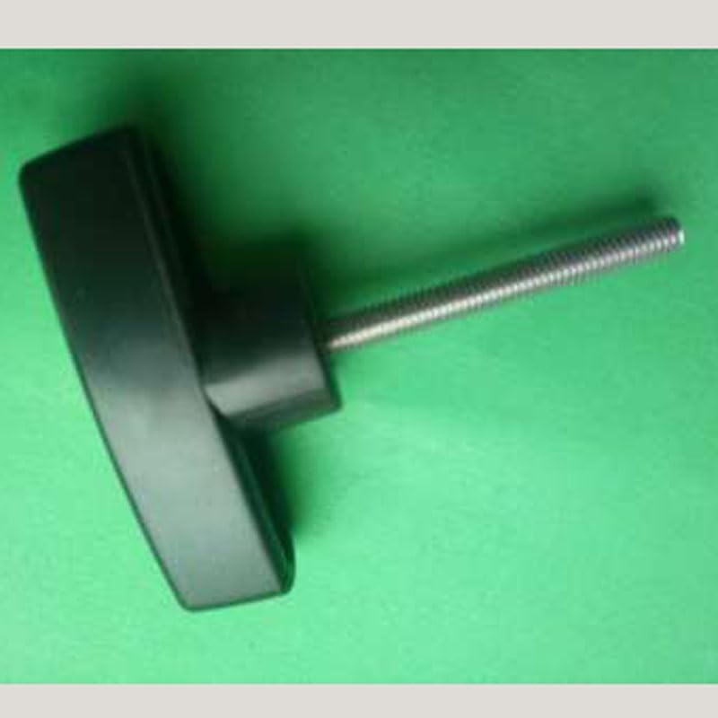 Generic 1PCS Slotted Plastic head Screw T Type Thumb Adjust Screws Stainless steel M10 - (Size: M10x35mm)