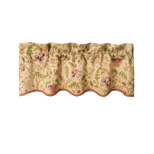 Image of Waverly Imperial Dress Valance - Antique Design - 80 inch X 18 inch