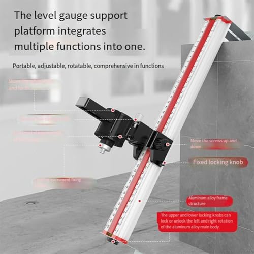 Soporte de pared para nivelación giratoria de 40 cm ajustable multifuncional 6