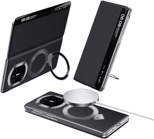 Custodia Intelligente in Pelle per Huawei Mate X7. Chiusura Magnetica. Cover per Mate X 7