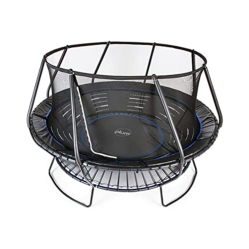 Plum Play Bowl – Trampolín Freestyle con red de recinto – Diseño dinámico de cuenco curvo sin resortes – perfecto para niños y adultos