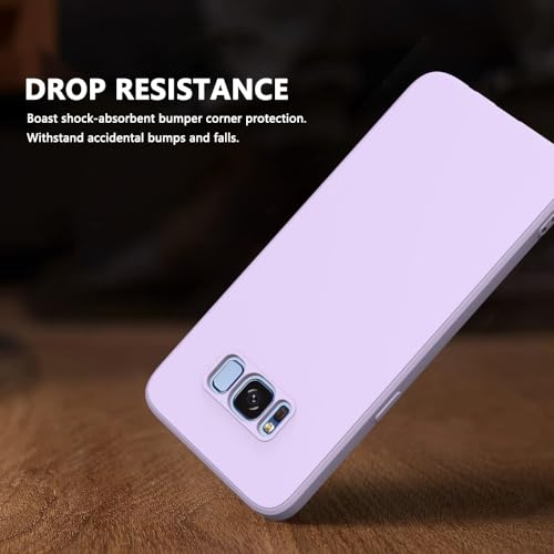 Image of for Samsung Galaxy S8 Case Purple, Scratch Resistant with Soft Touch, Slim Thin Phone Cover for Samsung Galaxy S8