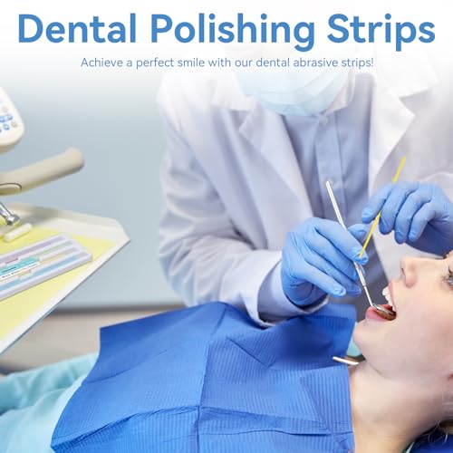 60 Stück Zahnschleifstreifen, 4 x 150 mm, 4 Arten polierstreifen, Schleifpapier, grobes Feinschleifen und Schleifen, zwischenraumreiniger, Mundpflege für Zahnaufhellung, Reinigung, Zahnsteinentferner