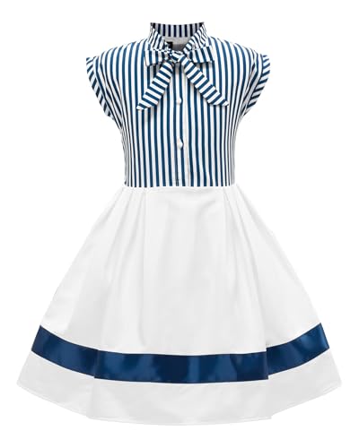 Vestido vintage años 50 para niñas Polly ideal para comuniones y fiestas de verano