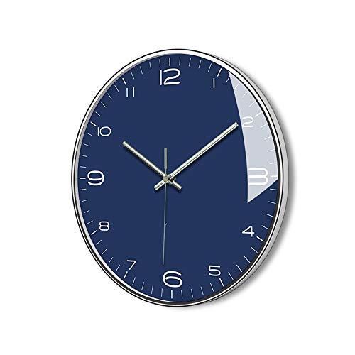 Horloge en métal haut de gamme au design minimaliste pour décoration raffinée