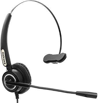 RJ9 Plug Headset with mic for Avaya 2400 4600 Series,NEC Aspire Dterm Nortel Norstar Meridian Plantronics ShoreTel Siemens ROLM Packet8 etc