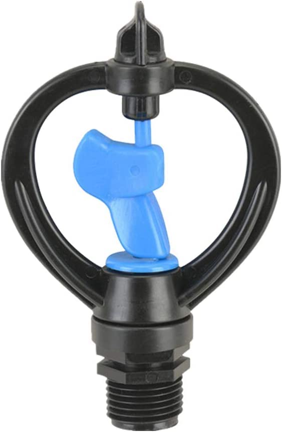 Image of (10pcs) Butterfly Water Sprinkler Head 360 Degrees Watering for Agriculture Irrigation Garden Lawn Poultry Pipes Farm Greenhouse, Thread 1 /2 inch