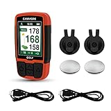 CANMORE HG200 Golf GPS (Orange) - (Bundle) + Another Charging Cable & Magnet & Clipper - Essential G