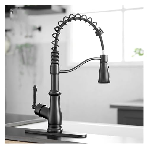 Robinet de cuisine mitigeur évier acier inoxydable ressort