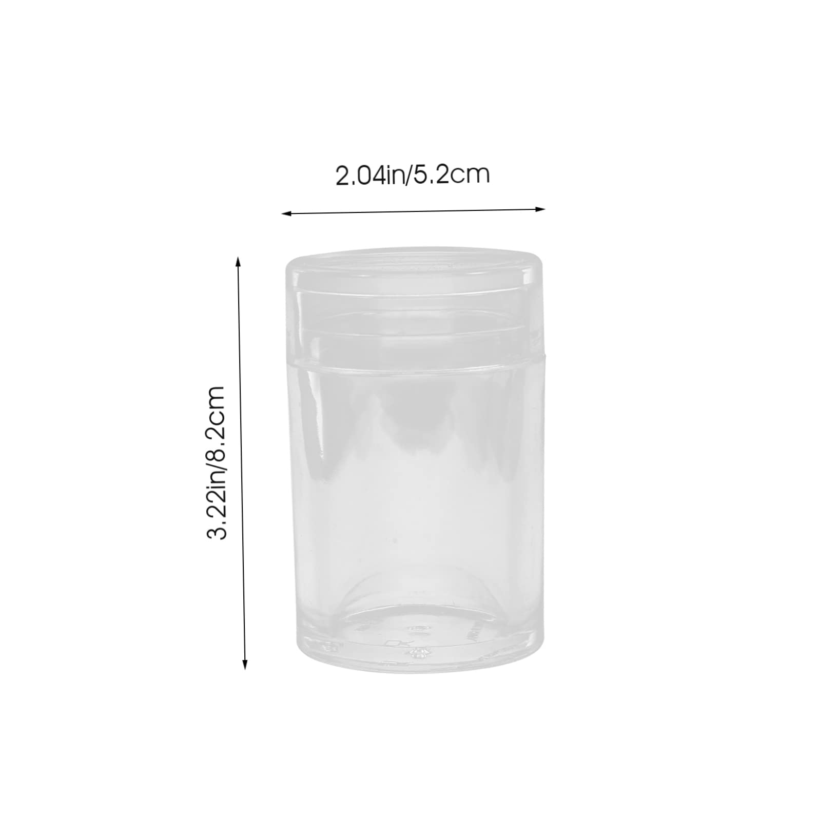 3 Stück-packung Wattestäbchen Aufbewahrungsbox aus Acryl Tragbar und Nachfüllbar Sauber für Schminktisch und Kommode