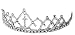 Kids Dream Girls Cross Rhinestone Communion Crown Veil Tiara