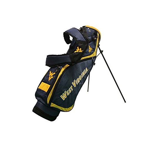 Team Golf NCAA Nassau Stand Bag, West Virginia