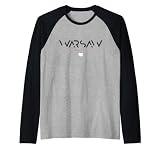 Varsovia Polonia Camiseta Manga Raglan