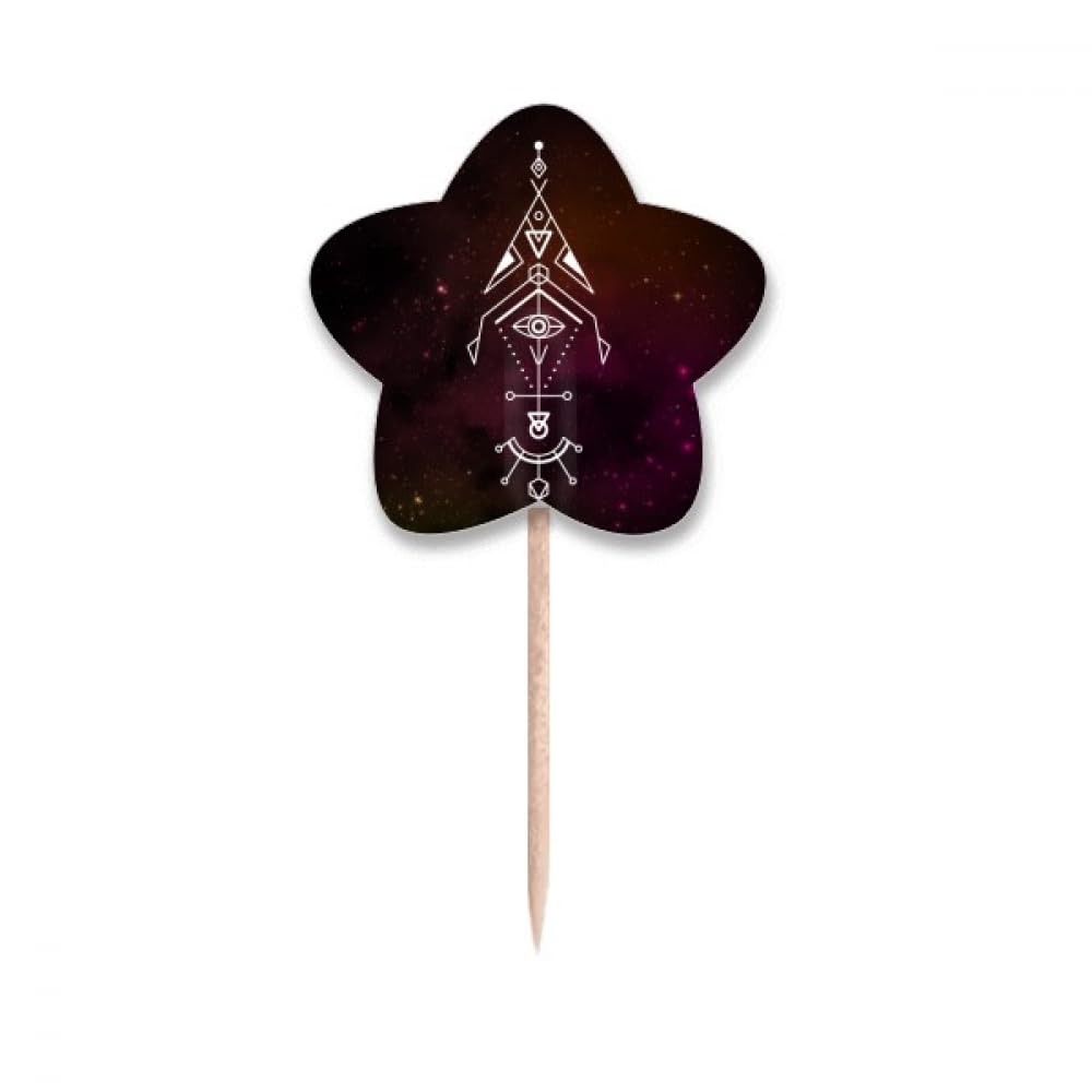 Cure-dents Totem Alien pour Décoration de Table Anniversaire Espace
