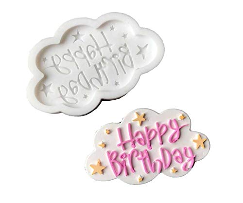 First Try Happy Birthday Mold Chocolate Letters Silicone Mold Biscuit Mould Candy Fondant Mold Pastry Making Cake Decorating Letters Mold for Making Pudding, Ice Cream, Ice Cube, Desserts - D Type (B0917FW8V4) Amazon Price History, Amazon Price Tracker