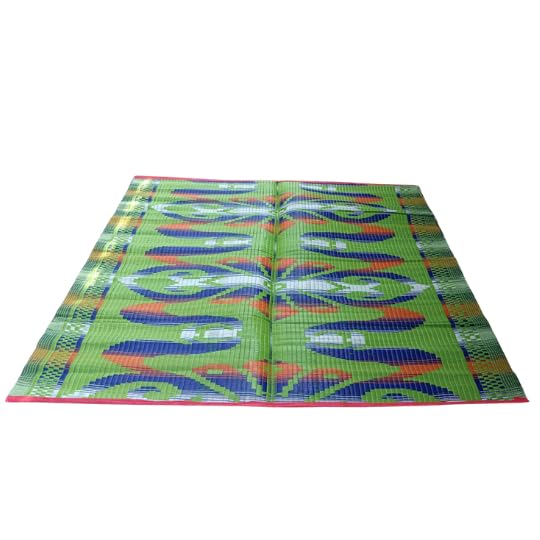 Chatai Traditional Woven Mat, 6x7 Feet Multicolour Pattern, Foldable Floor Mat-image-31