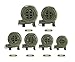 220V Cast Iron Centrifugal Blower with Speed Governor, High Efficiency & Stability, Large Air Volume, Electric Blower for Stoves & Boilers(60W)