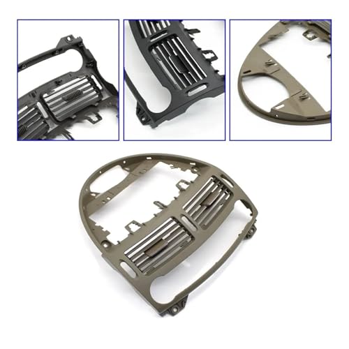 Rejilla central de aire acondicionado W211 amarillo para Benz Clase E 2003-2008 5