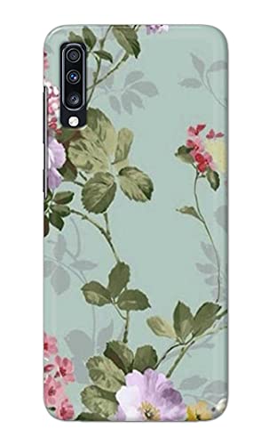 Image of Printed Hard Back Cover Case for Samsung Galaxy A70 | Samsung Galaxy A70s Back Cover (Floral Painting) -702
