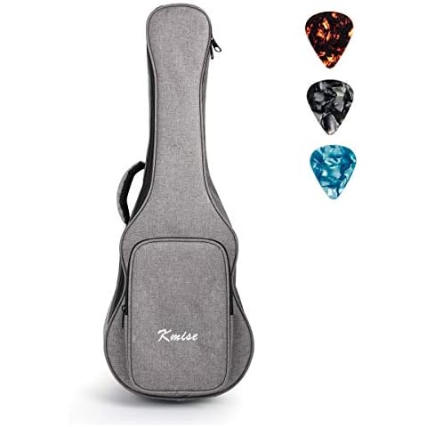23 Inch Concert Ukulele Gig Bag Soft Carrying Case With Double Strap With 3 Ukelele Picks Cover