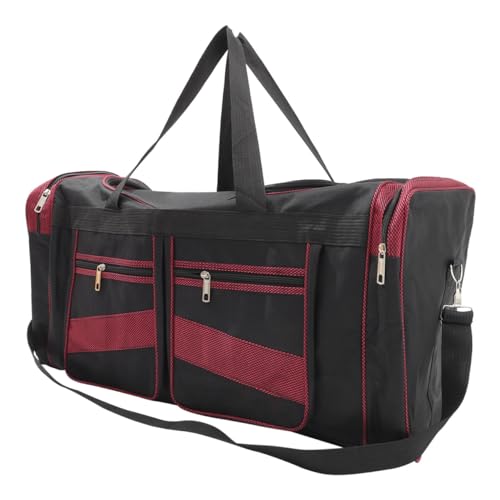 Bolsa de viaje grande y mochila portátil Healeved roja sin bolsillos para viajes de negocios