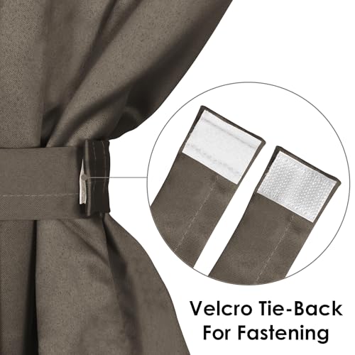 Image of Story@Home 100% True Blackout Window Curtains 5 Feet Long Set of 1 | Solid Design |Room Darkening Curtain | Thermal Insulated Curtains for Living Room, Bedroom | (116 X 152 Cm, Tan Beige)
