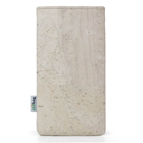 Pochette Moto G87 stilbag VIGO l'authenticité du liège blanc - 3