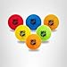 Franklin Sports NHL Foam Mini Hockey Balls - 6 Pack