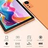 CUPEISI Android 16 Tablet 10 Inch, 20GB RAM+128GB ROM/2TB Expandable, 2.0GHz Octa-core Processor, 1280*800 HD Screen, 5G WiFi6 BT5.0, 2 in 1 Tablets with Keyboard Case Mouse Stylus, Widevine L1 Orange