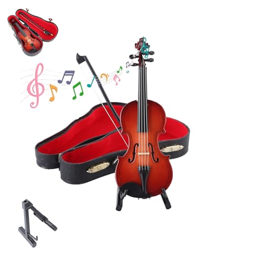 Genérico Playable Tiny Violin Figurine, World Smallest Playable Tiny Violin Figurine Sad Music, Violins...