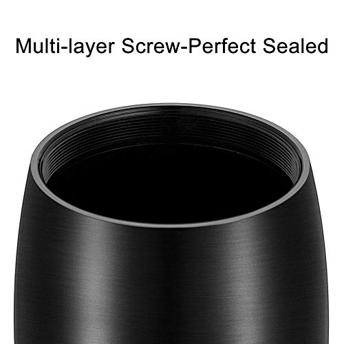 abooxiu 3 Inches Small Keepsake Urn for Pet Dog Ashes Aluminum Mini Cremation Urns for Dog Cat Memorial Ashes Urn for Sharing Fur Friend Ashes-Black - Thumbnail 6