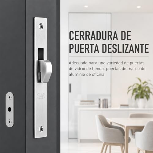 Chapas para puertas de aluminio para baño 2 Imagen adicional