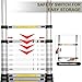 Dajianglx 16.5 FT Telescoping Ladder, Lightweight Multi-Purpose Aluminum Extension Ladder w/Tool Tray and Non-Slip Feet, Retractable Extendable Ladder for Home, RV, Roof and Outdoor Work