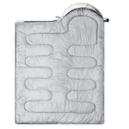 Image of QOOMO Ball Flower Camping Sleeping Bags,3 Season Warm & Cool Weather,Lightweight,Waterproof Sleeping Bags for Adults & Kids,Traveling,and Outdoors,Camping Gear Equipment