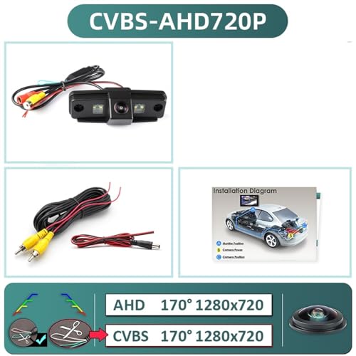 Caméra de recul Subaru anti angle mort AHD 1080P pour éviter les collisions arrière - 2