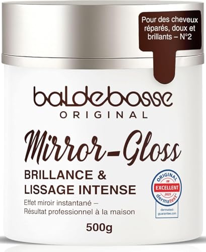 Mascarilla para el cabello –Mirror Gloss Boto-x Capilar profesional, cuidado reparador intenso para cabello seco y dañado – alisado brillo espejo – probado y aprobado en laboratorio – cuidado profundo