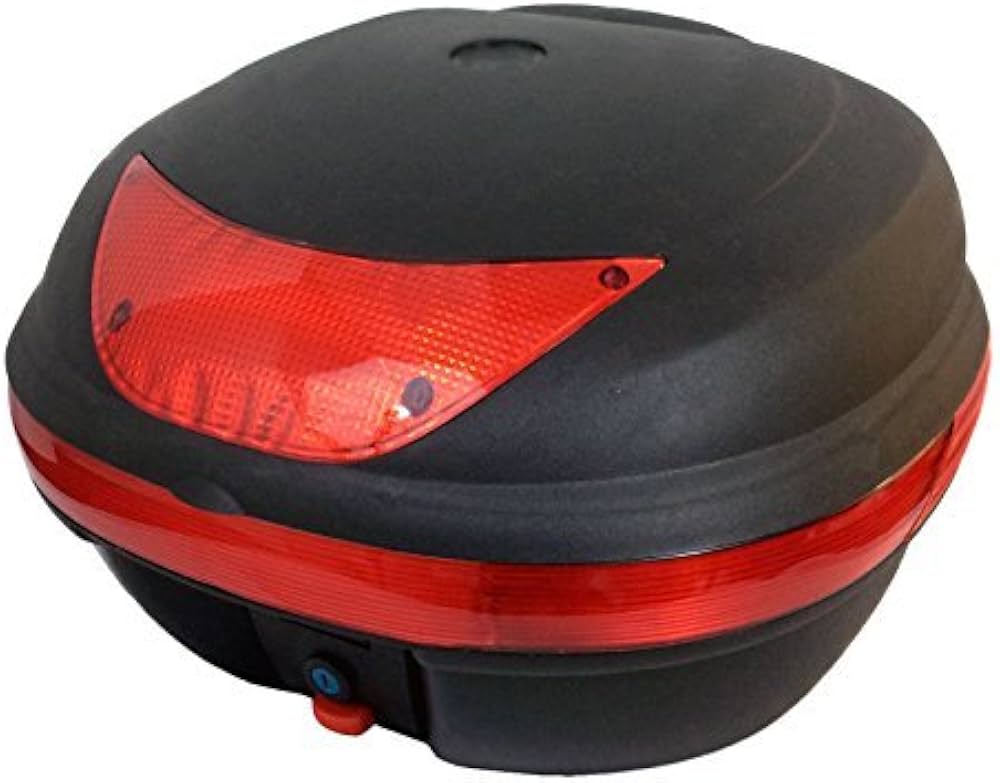 MMG Motorcycle Scooter Top Box Tail Trunk Luggage Box 29 Lt