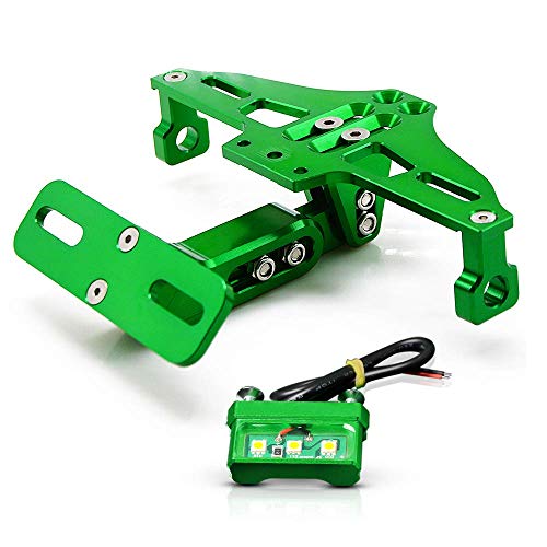 Soportes de Matrículas Viene con Luz de matrícula led para Kawasaki Z250...