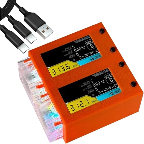 New NerdMiner V2 Plus Version 300KH/s*2 T-Display S3 1.6.3 Bitcoin Solo Lottery Miner S19 Mini with Low Power Consumption Crypto Nerdminer by OEMGMINER