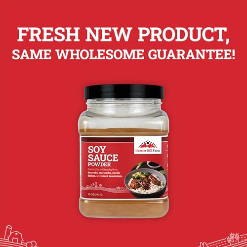 Image of Hoosier Hill Farm Soy Sauce Powder, 12oz (Pack of 1)