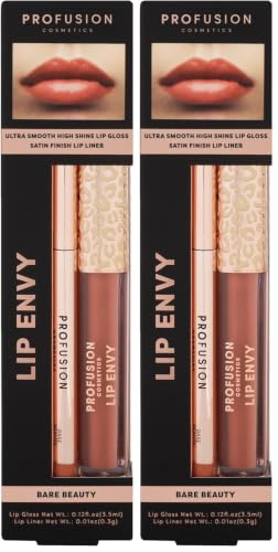 Image of Profusion Cosmetics Lip Envy Bare Beauty Nourishing Lip Oil Tint, Lightweight and Beautiful Tint Provides Nourishing Hydration and Glossy Finish Without Stickiness, Elegant Look With Professional Beauty Tools