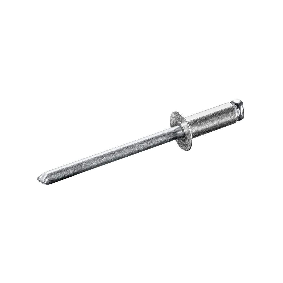 500 x Standard Blindniet Alu/Stahl Senkkopf 4,8x06 - Klemmbereich: 1,5-2,5mm