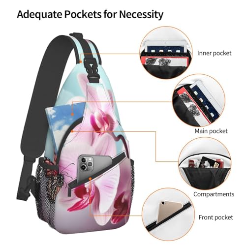 Mochila tipo bandolera impermeable negra para senderismo miniatura 4